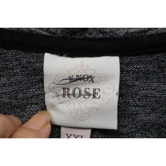 Knox Rose Women's Cowl Neck Long Sleeve Sweater Dress-Size XXL-Ultra Soft - Picture 3 of 8